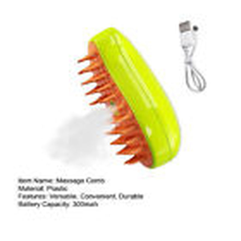 Cat Steam Brush Steamy Dog Brush 3 in 1 Electric Massage Spray Cat Hair Brush