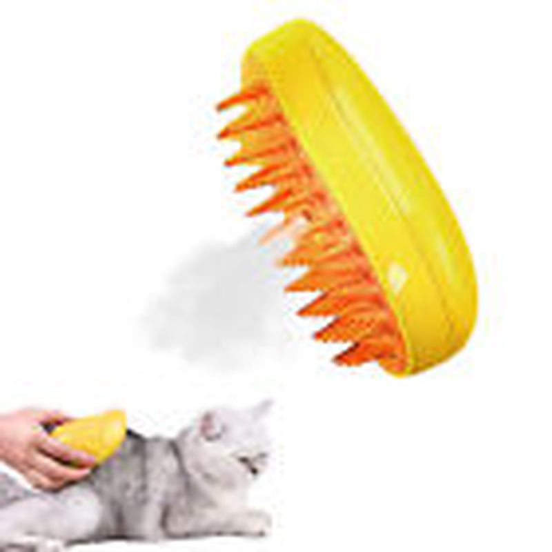 Cat Steam Brush Steamy Dog Brush 3 in 1 Electric Massage Spray Cat Hair Brush