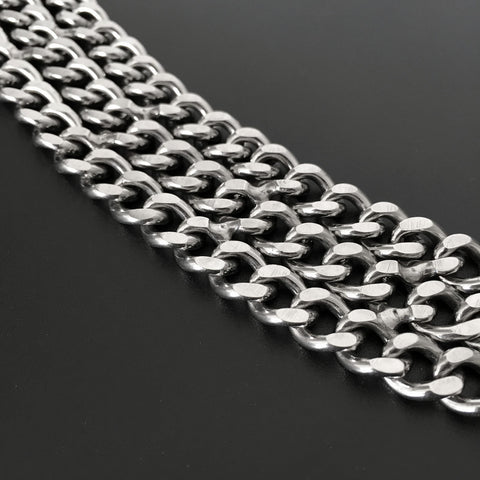 Dog Training Chain Pet Choke Collar Double Row Metal Chain
