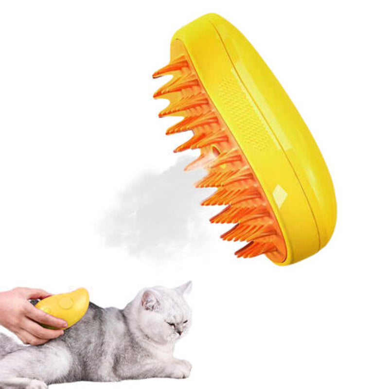 Cat Steam Brush Steamy Dog Brush 3 in 1 Electric Massage Spray Cat Hair Brush