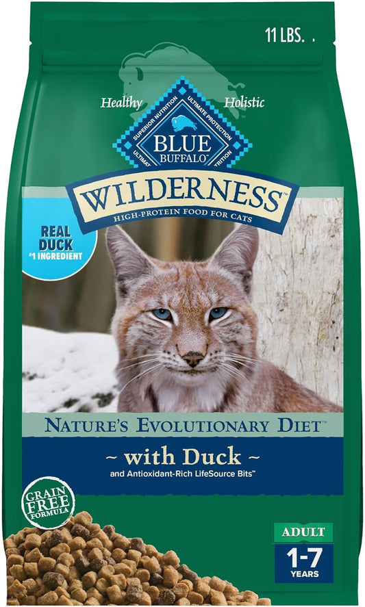 Blue Buffalo Wilderness High Protein Grain Free, Natural Adult Dry Cat Food