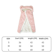 Pet Cloak Cute Cotton Velvet Dogs And Cats Warm Blanket