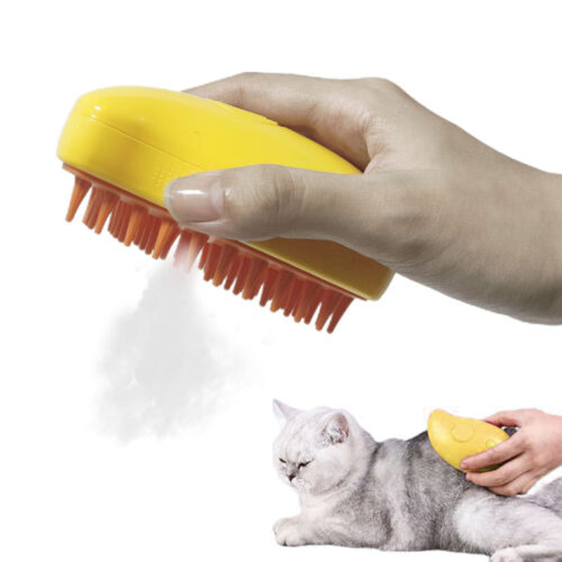 Cat Steam Brush Steamy Dog Brush 3 in 1 Electric Massage Spray Cat Hair Brush