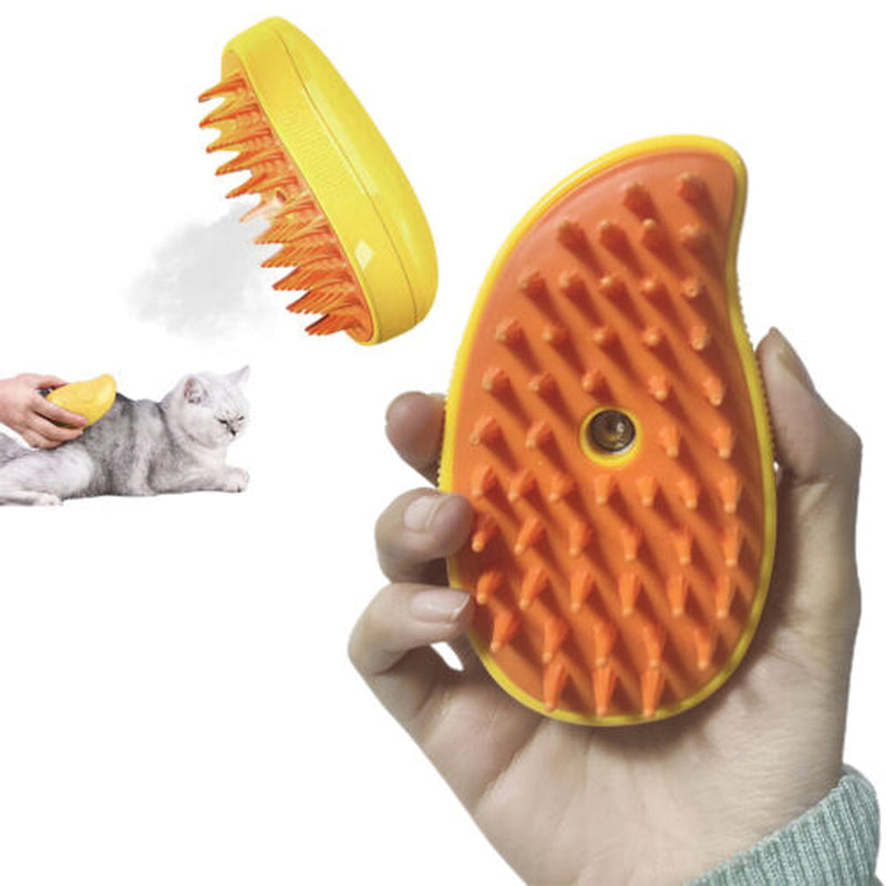 Cat Steam Brush Steamy Dog Brush 3 in 1 Electric Massage Spray Cat Hair Brush