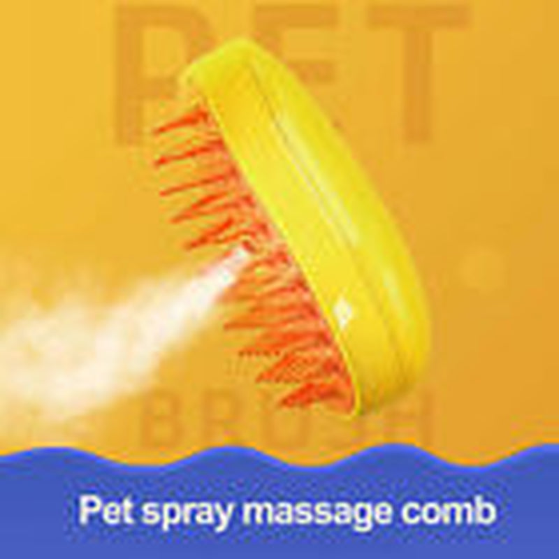 Cat Steam Brush Steamy Dog Brush 3 in 1 Electric Massage Spray Cat Hair Brush