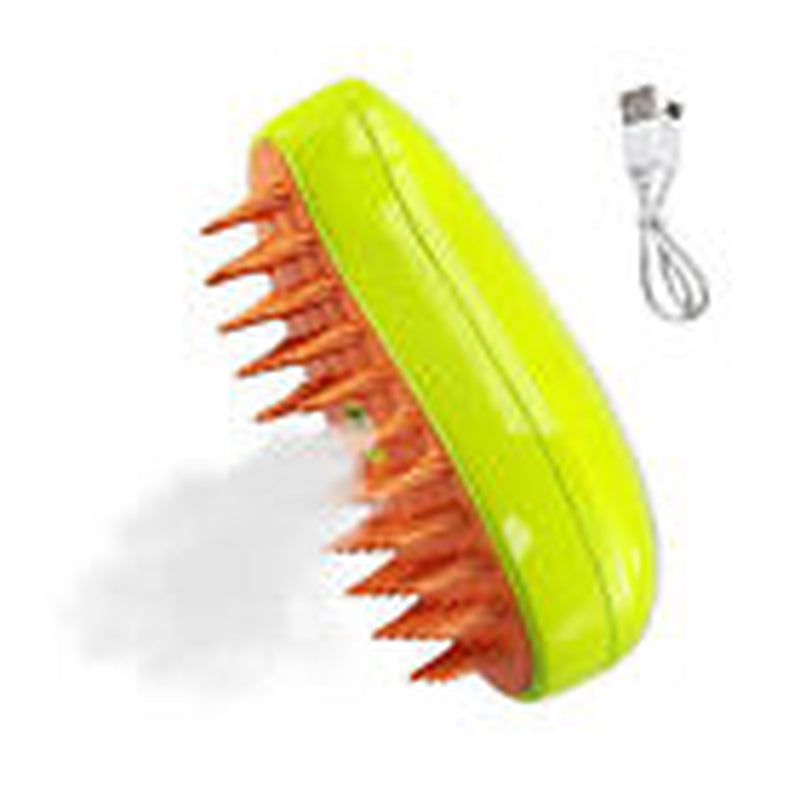 Cat Steam Brush Steamy Dog Brush 3 in 1 Electric Massage Spray Cat Hair Brush