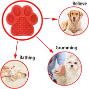 Dog Licking Mat For Anxiety Peanut Butter Slow Feeder Dog Bowls Dog Licking Pad With Strong Suction To Wall For Pet Bathing Grooming,and Dog Training