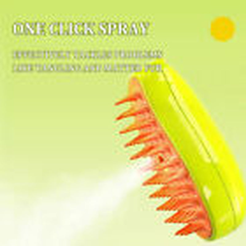 Cat Steam Brush Steamy Dog Brush 3 in 1 Electric Massage Spray Cat Hair Brush