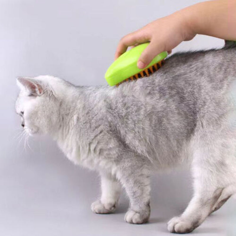 Cat Steam Brush Steamy Dog Brush 3 in 1 Electric Massage Spray Cat Hair Brush