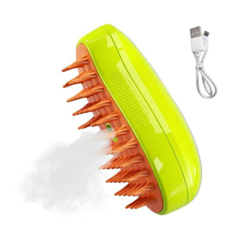 Cat Steam Brush Steamy Dog Brush 3 in 1 Electric Massage Spray Cat Hair Brush